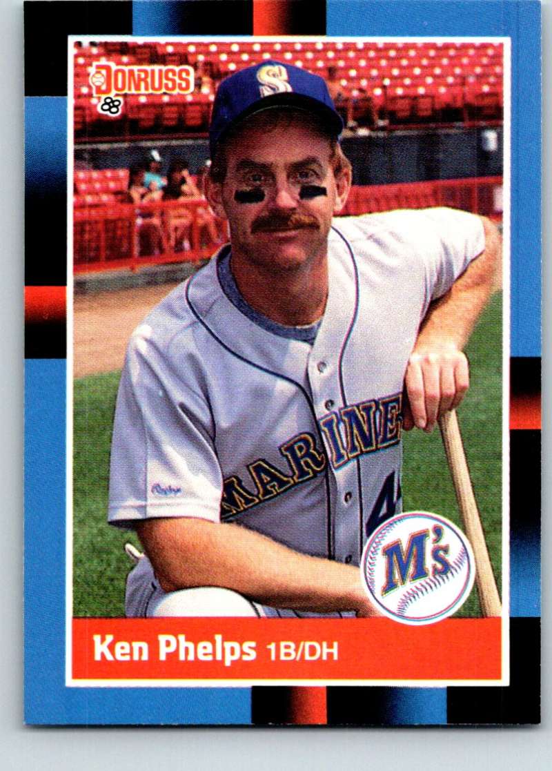 1988 Donruss #489 Ken Phelps Mint Image 1