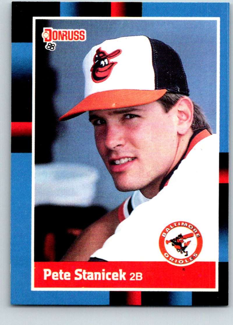 1988 Donruss #541 Pete Stanicek Mint Image 1