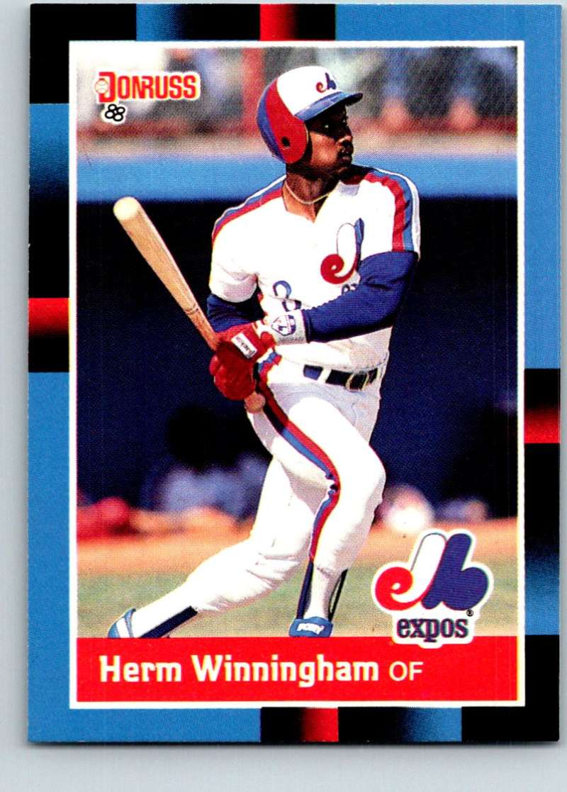 1988 Donruss #581 Herm Winningham Mint Image 1