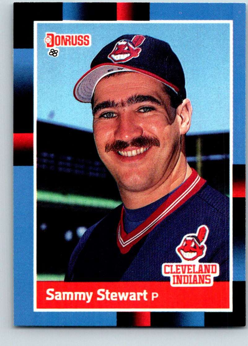 1988 Donruss #596 Sammy Stewart Mint Image 1