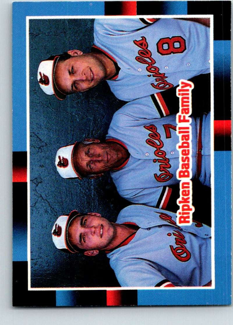 1988 Donruss #625 Billy Ripken/Cal Ripken Sr./Cal Ripken Jr. The Ripken Family Mint