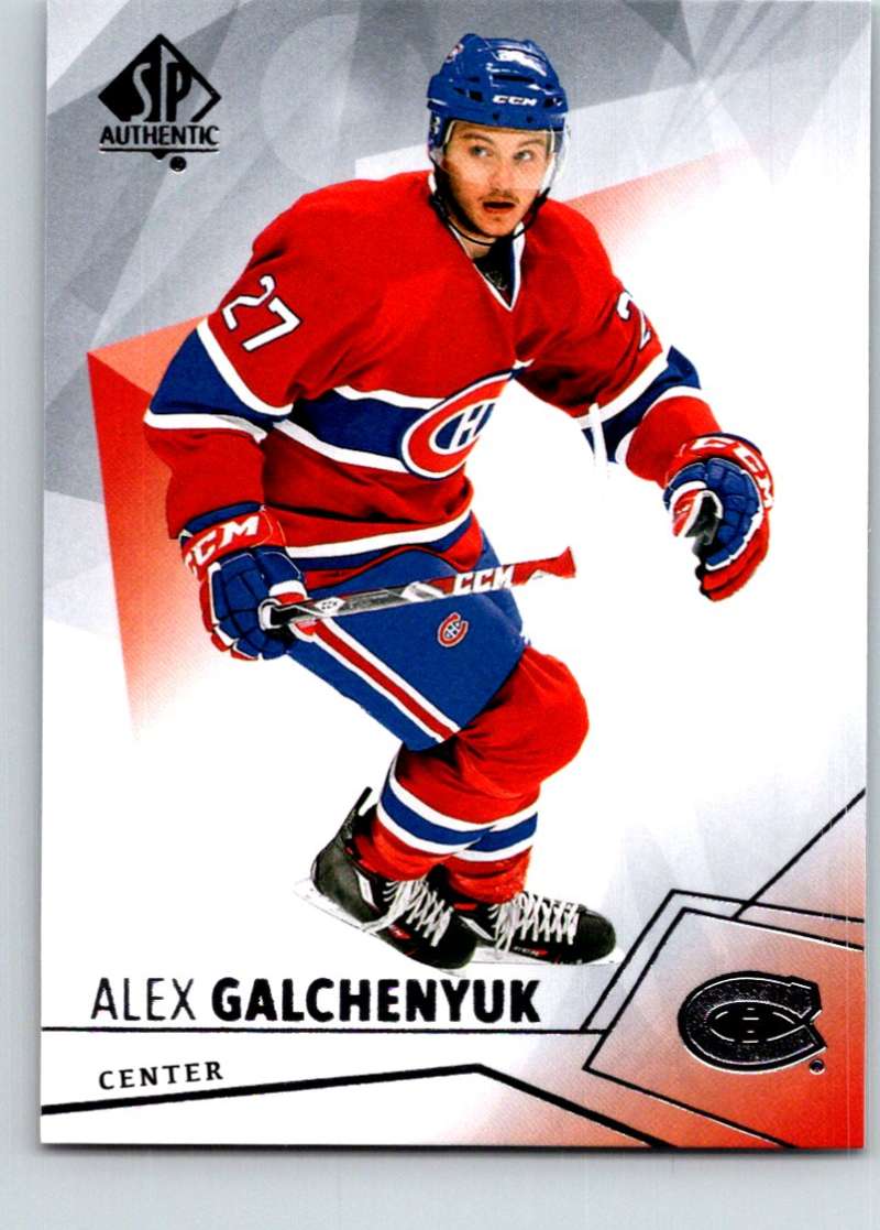 2015-16 Upper Deck SP Authentic #24 Alex Galchenyuk Canadiens Image 1