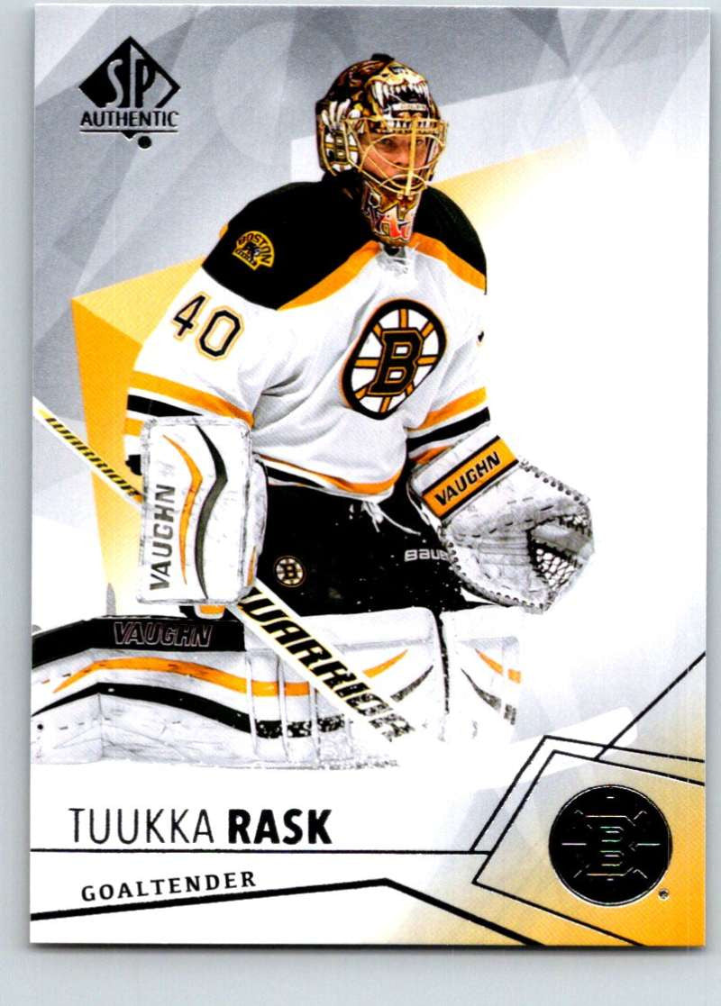 2015-16 Upper Deck SP Authentic #34 Tuukka Rask Bruins