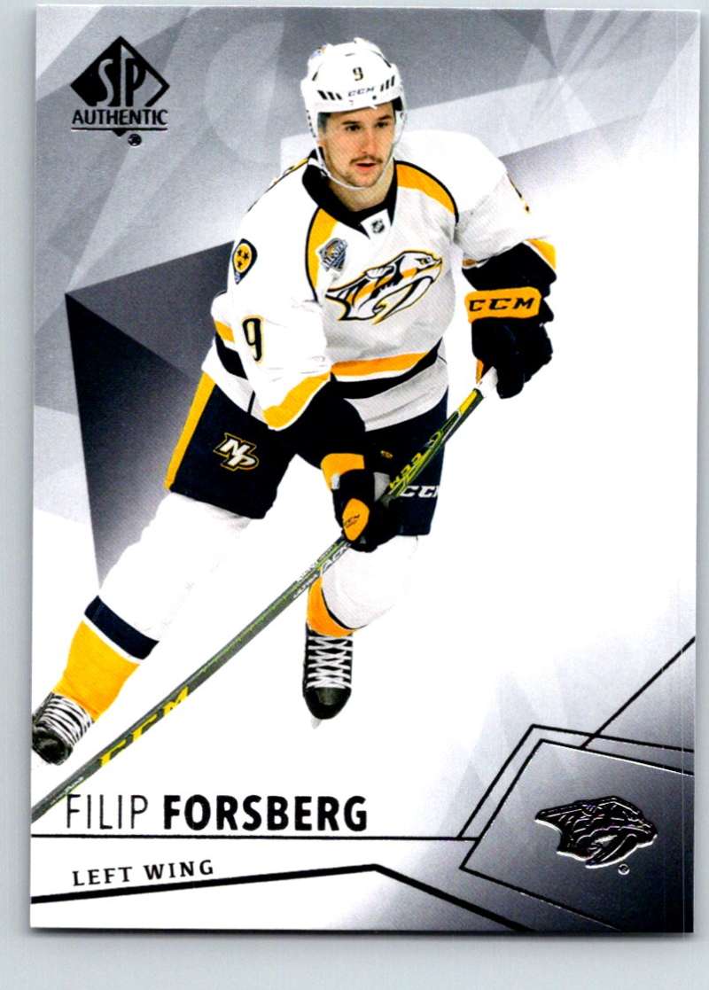2015-16 Upper Deck SP Authentic #44 Filip Forsberg Predators Image 1