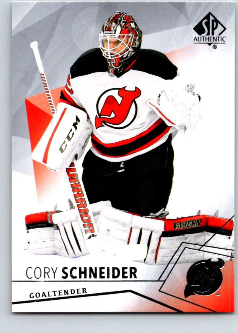 2015-16 Upper Deck SP Authentic #91 Cory Schneider NJ Devils Image 1