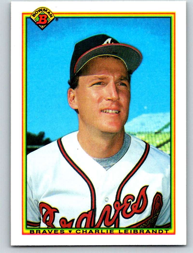 1990 Bowman #8 Charlie Leibrandt Mint Image 1
