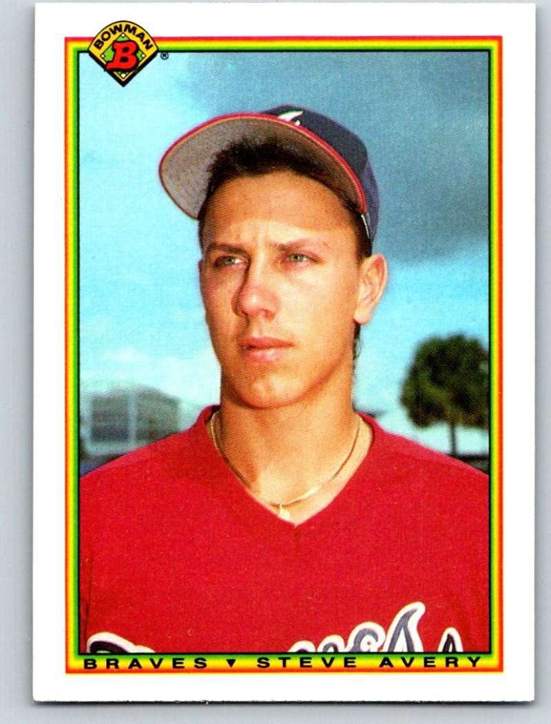 1990 Bowman #9 Steve Avery Mint Image 1
