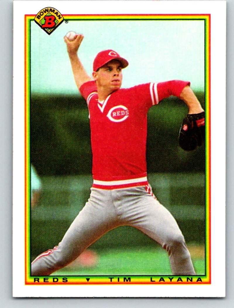 1990 Bowman #41 Tim Layana Mint RC Rookie Image 1