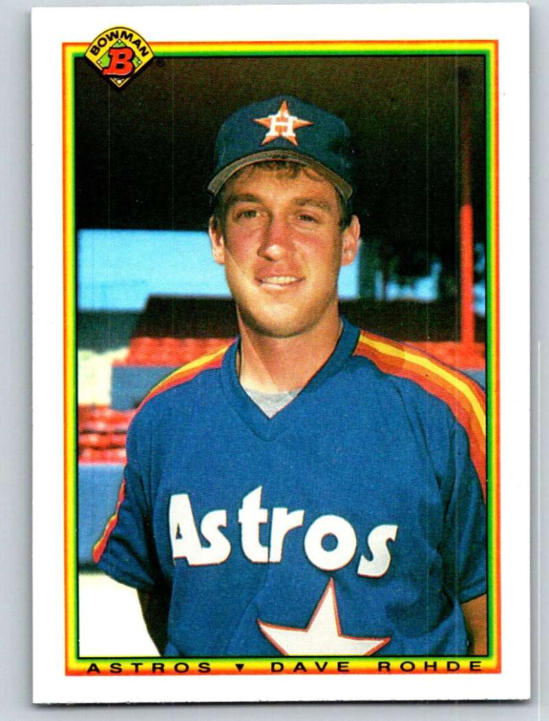 1990 Bowman #75 Dave Rohde Mint RC Rookie Image 1
