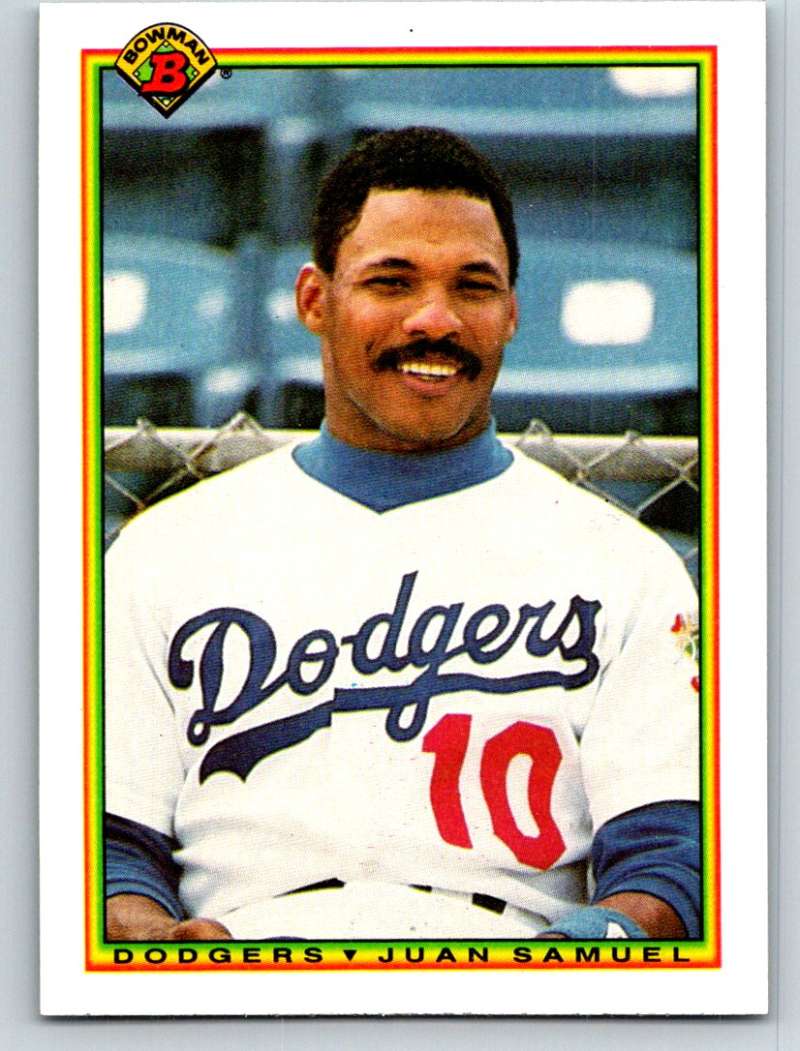 1990 Bowman #91 Juan Samuel Mint Image 1