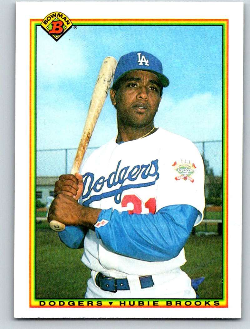 1990 Bowman #100 Hubie Brooks Mint Image 1