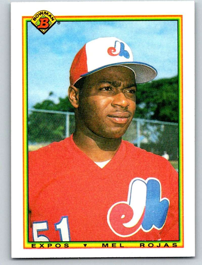 1990 Bowman #108 Mel Rojas Mint RC Rookie Image 1