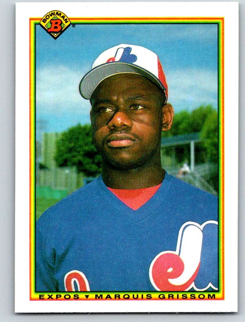 1990 Bowman #115 Marquis Grissom Mint RC Rookie Image 1