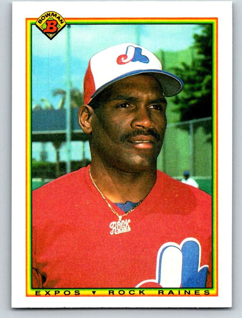 1990 Bowman #118 Tim Raines Mint Image 1