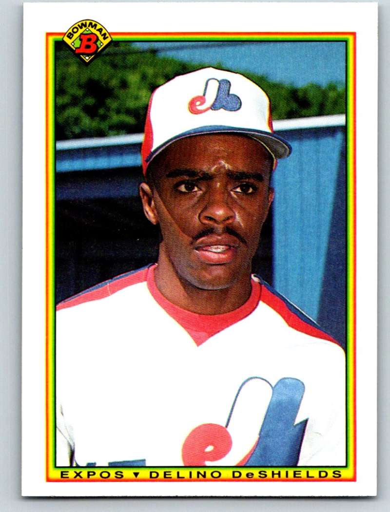 1990 Bowman #119 Delino DeShields Mint RC Rookie Image 1