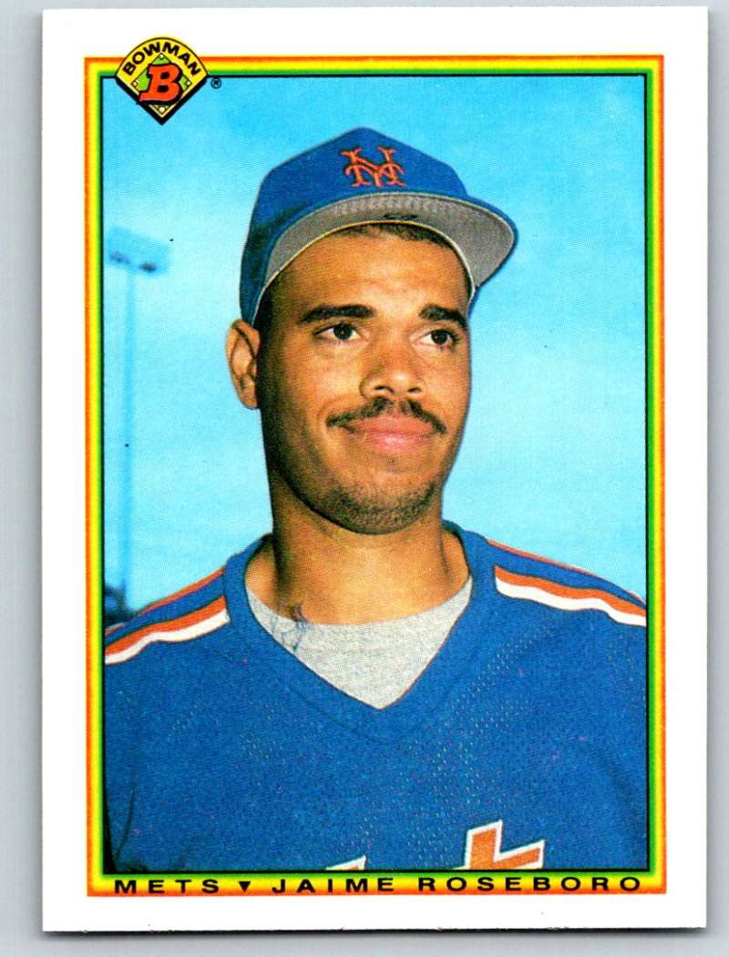 1990 Bowman #134 Jaime Roseboro Mint RC Rookie Image 1