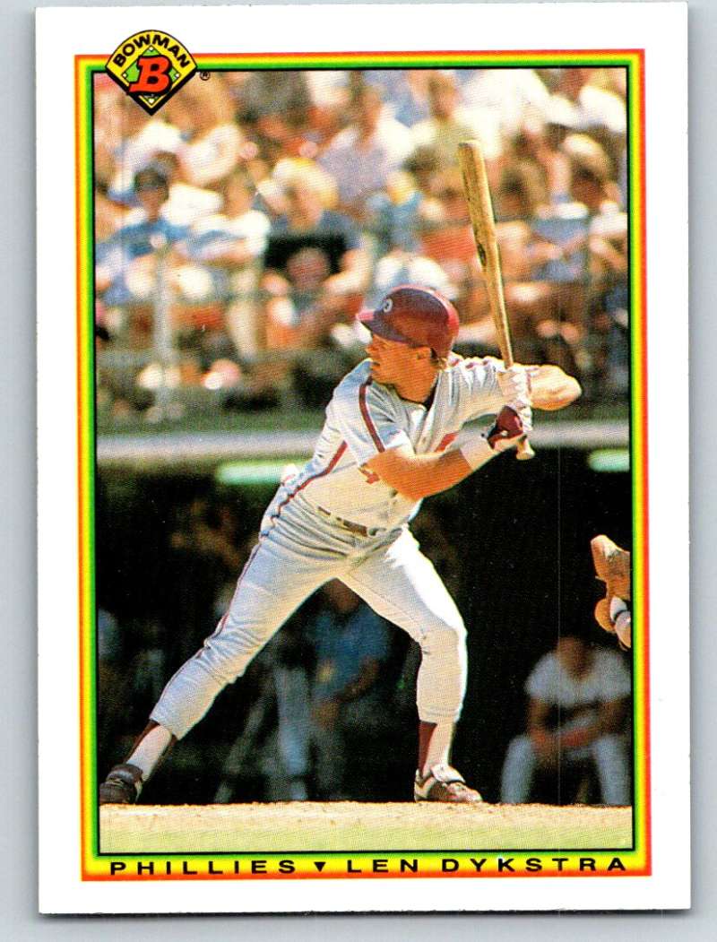 1990 Bowman #152 Lenny Dykstra Mint Image 1