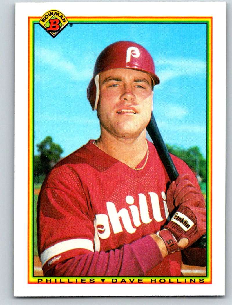 1990 Bowman #161 Dave Hollins Mint RC Rookie Image 1