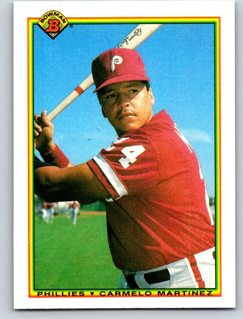 1990 Bowman #162 Carmelo Martinez Mint Image 1