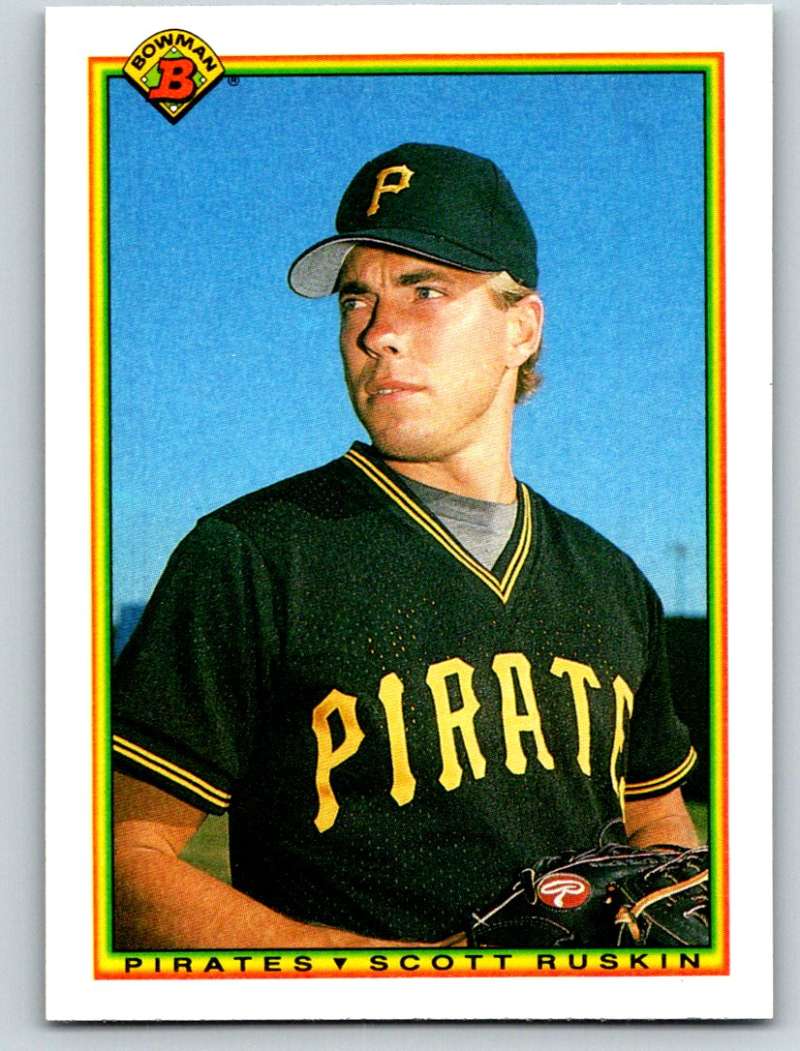 1990 Bowman #167 Scott Ruskin Mint RC Rookie Image 1