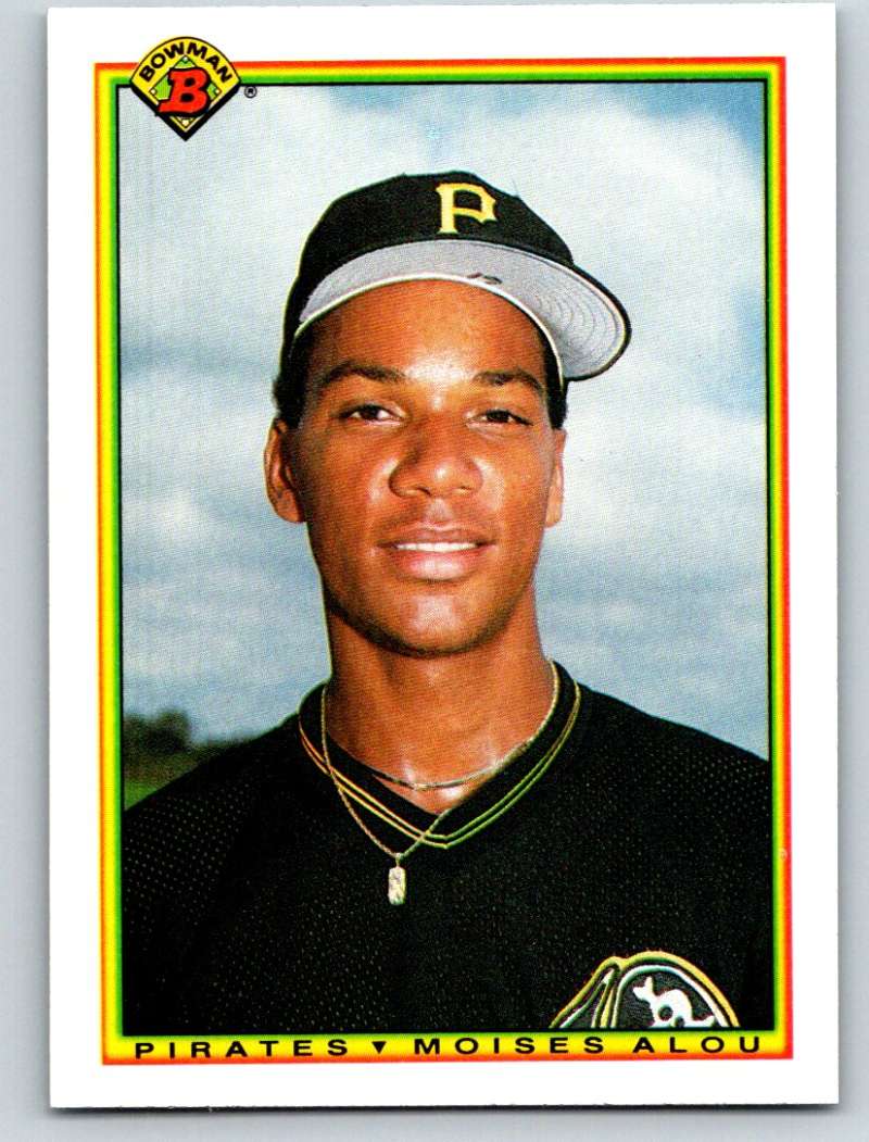 1990 Bowman #178 Moises Alou Mint RC Rookie Image 1
