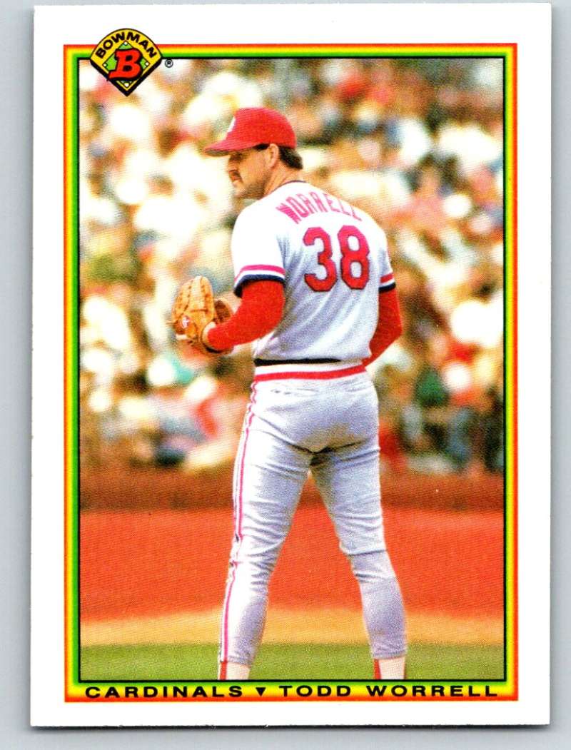 1990 Bowman #185 Todd Worrell Mint Image 1