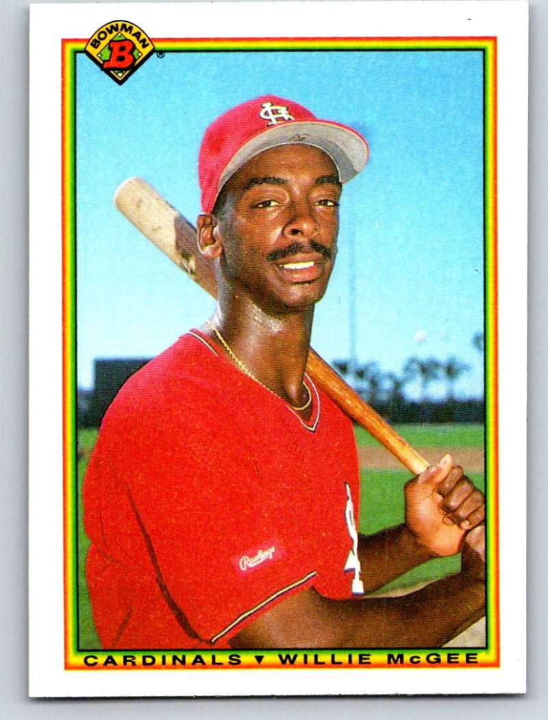 1990 Bowman #194 Willie McGee Mint Image 1
