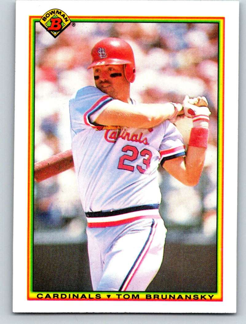 1990 Bowman #202 Tom Brunansky Mint Image 1
