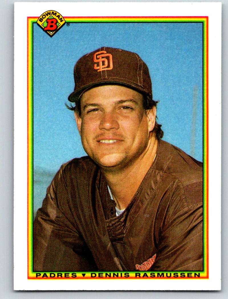 1990 Bowman #205 Dennis Rasmussen Mint Image 1