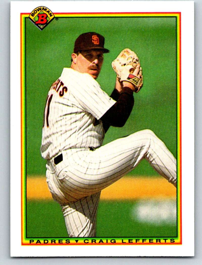 1990 Bowman #206 Craig Lefferts Mint Image 1
