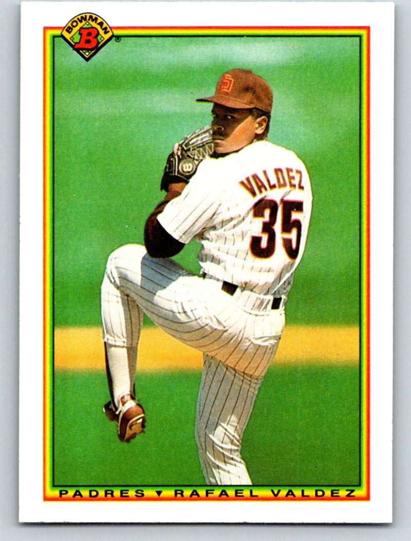 1990 Bowman #210 Rafael Valdez Mint RC Rookie Image 1