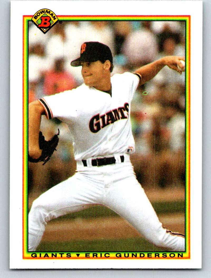 1990 Bowman #225 Eric Gunderson Mint RC Rookie Image 1
