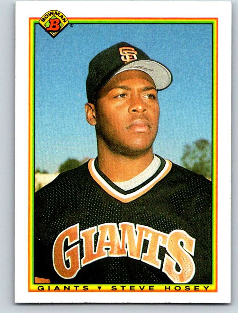 1990 Bowman #242 Steve Hosey Mint RC Rookie Image 1