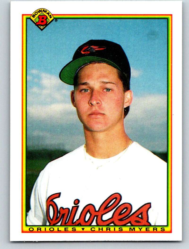 1990 Bowman #250 Chris Myers Mint RC Rookie Image 1