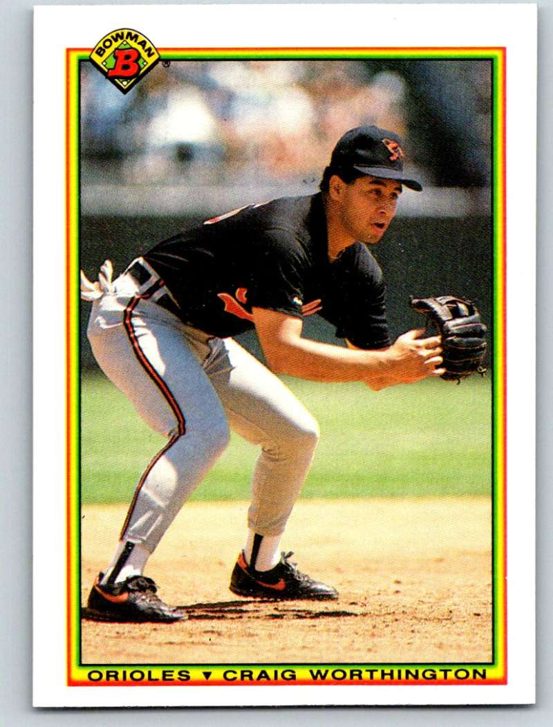 1990 Bowman #253 Craig Worthington Mint Image 1