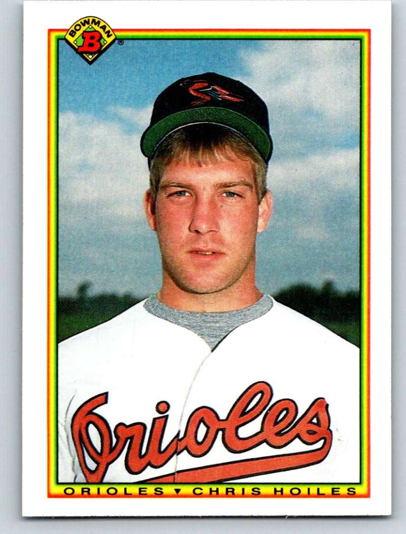 1990 Bowman #259 Chris Hoiles Mint RC Rookie Image 1