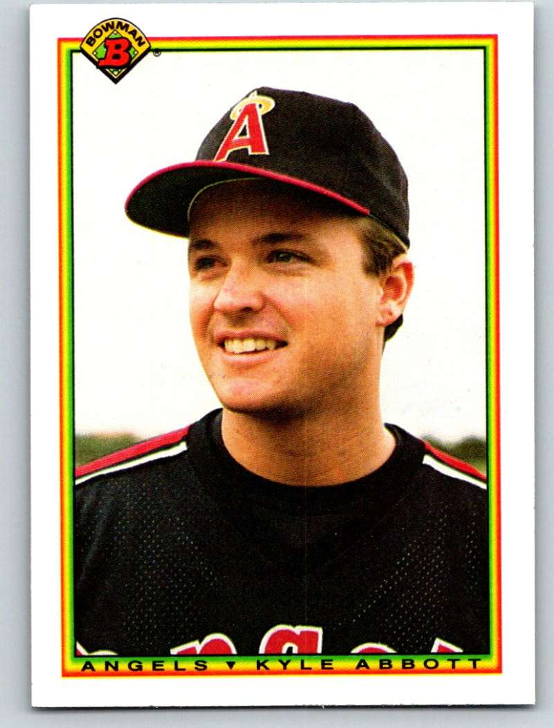 1990 Bowman #287 Kyle Abbott Mint RC Rookie Image 1