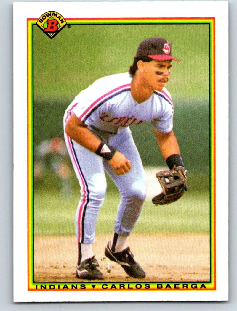 1990 Bowman #339 Carlos Baerga Mint RC Rookie Image 1