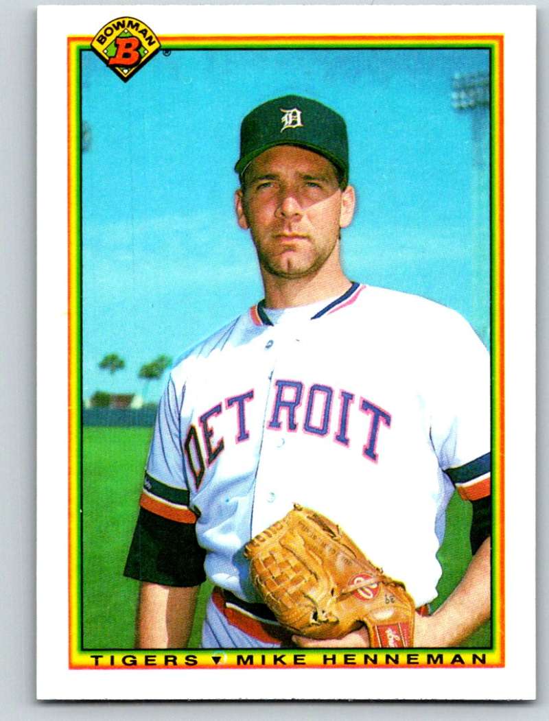 1990 Bowman #345 Mike Henneman Mint Image 1