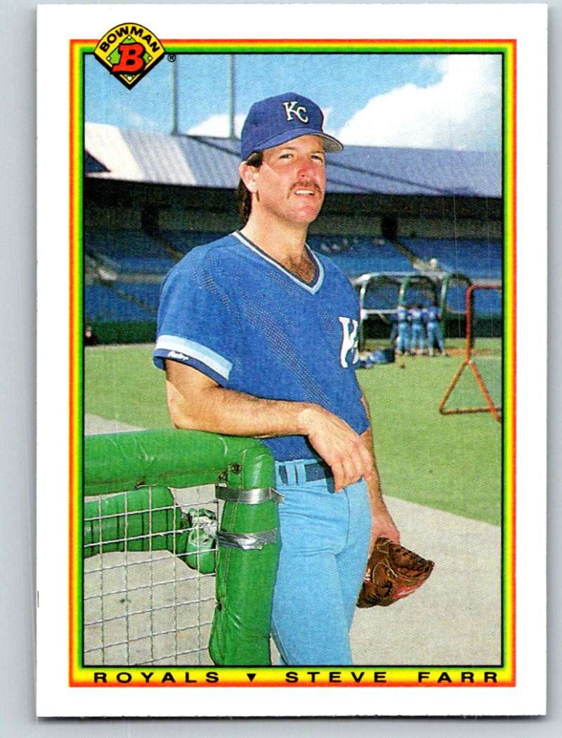 1990 Bowman #366 Steve Farr Mint Image 1