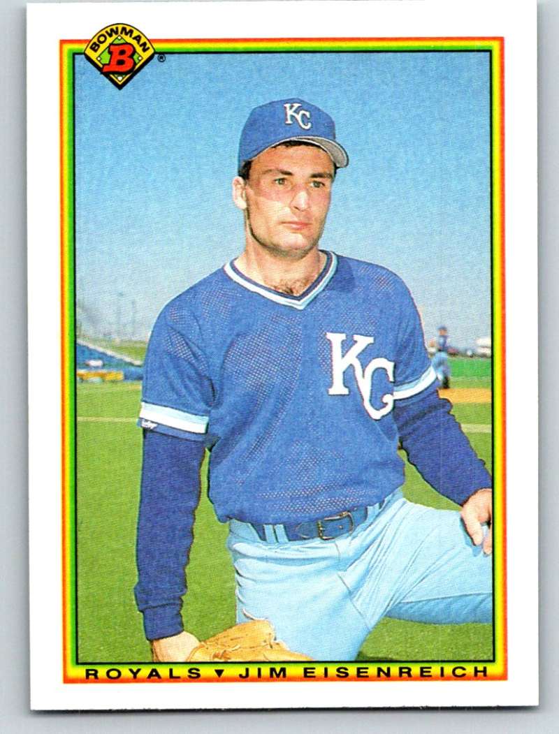 1990 Bowman #374 Jim Eisenreich Mint Image 1