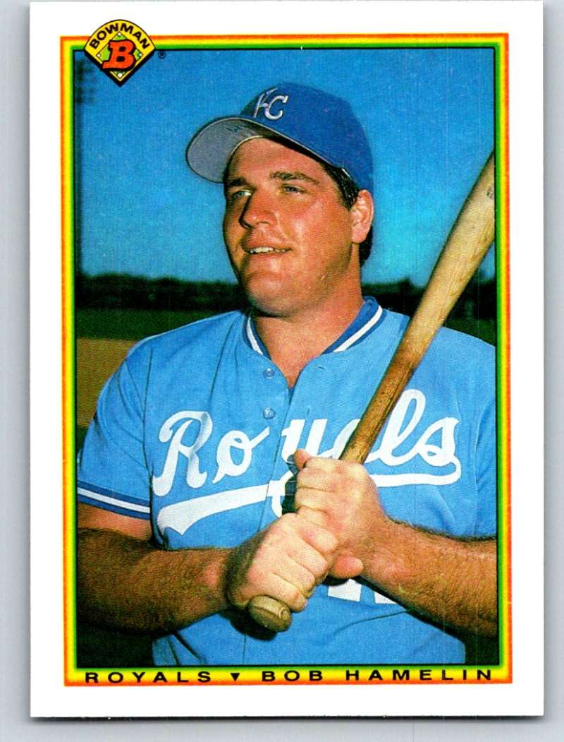 1990 Bowman #379 Bob Hamelin Mint RC Rookie Image 1