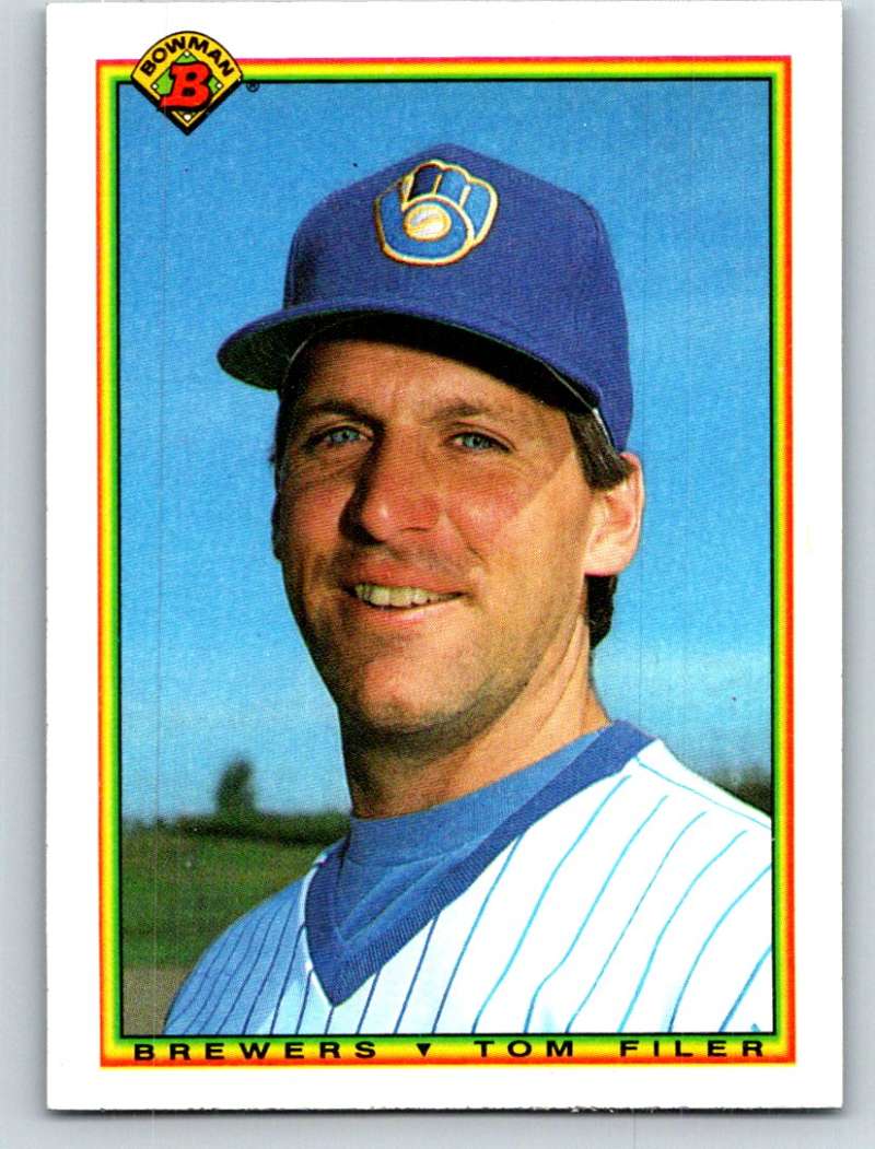 1990 Bowman #385 Tom Filer Mint Image 1