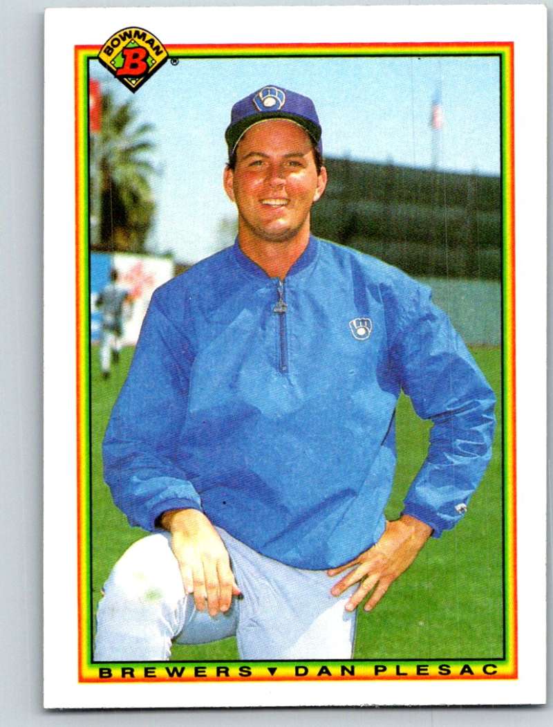 1990 Bowman #386 Dan Plesac Mint Image 1