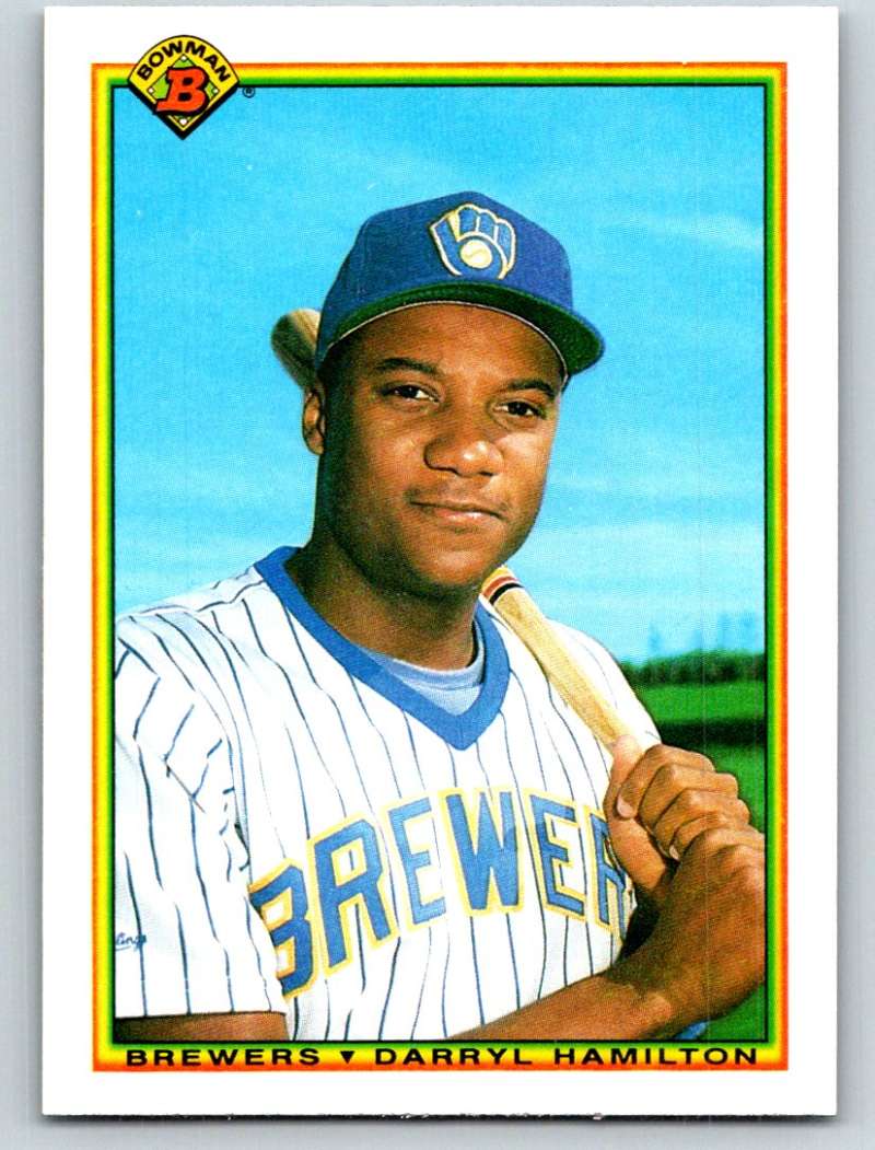 1990 Bowman #397 Darryl Hamilton Mint Image 1