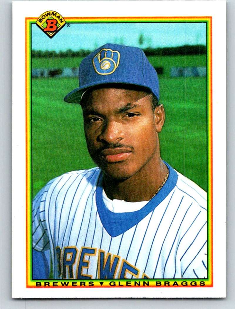 1990 Bowman #403 Glenn Braggs Mint Image 1