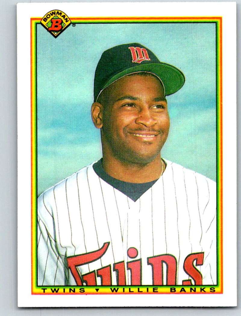 1990 Bowman #411 Willie Banks Mint RC Rookie Image 1