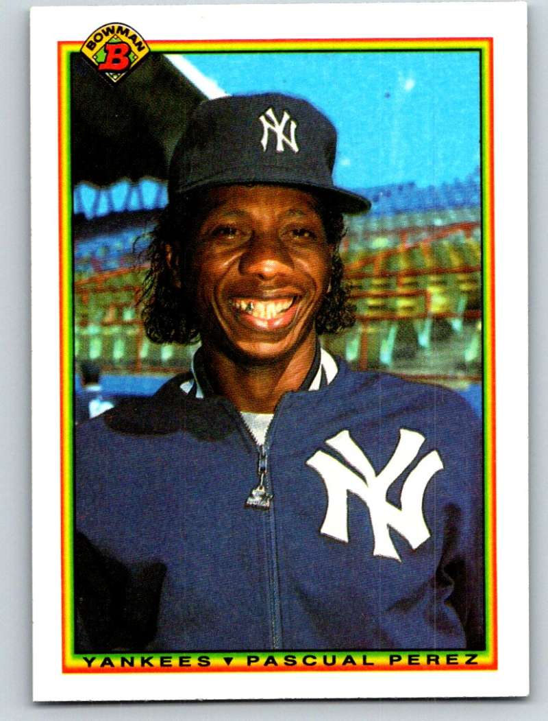 1990 Bowman #430 Pascual Perez Mint Image 1