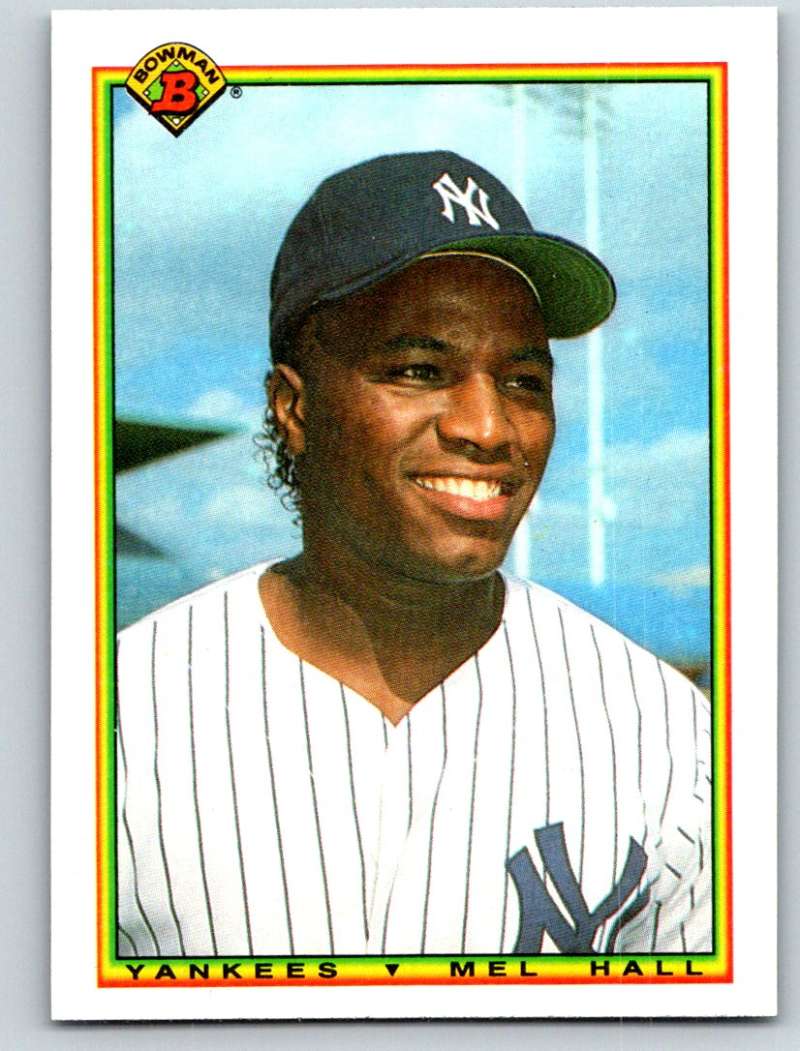 1990 Bowman #437 Mel Hall Mint Image 1