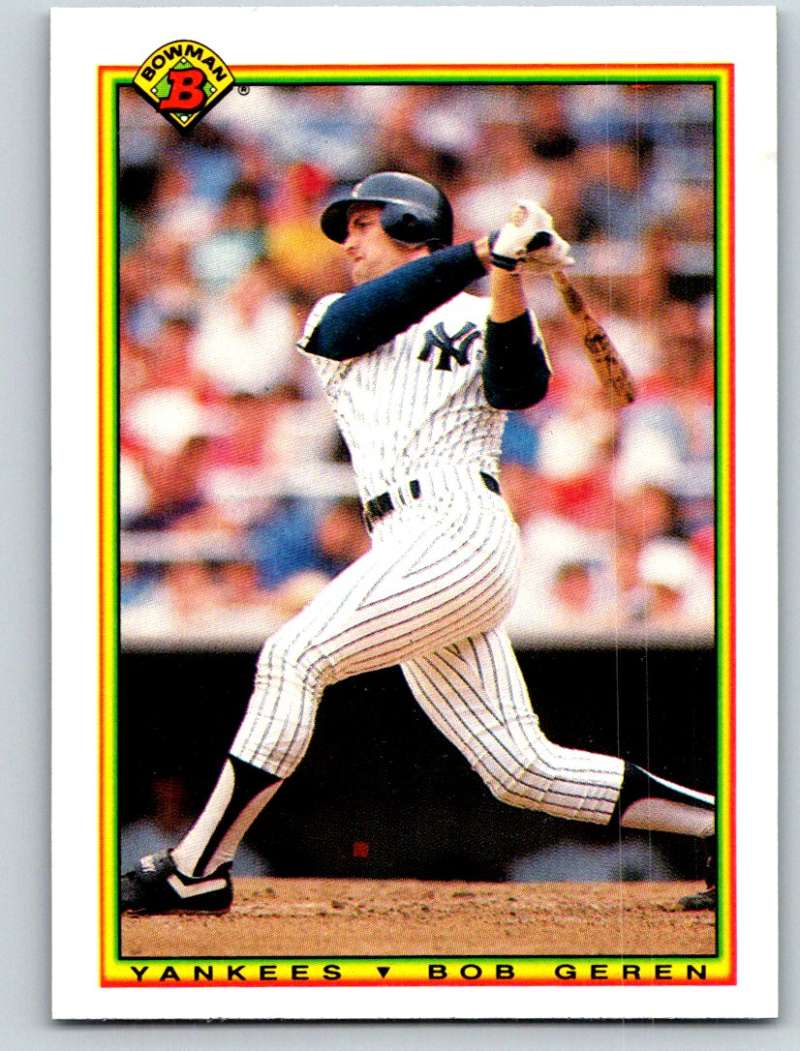1990 Bowman #438 Bob Geren Mint Image 1